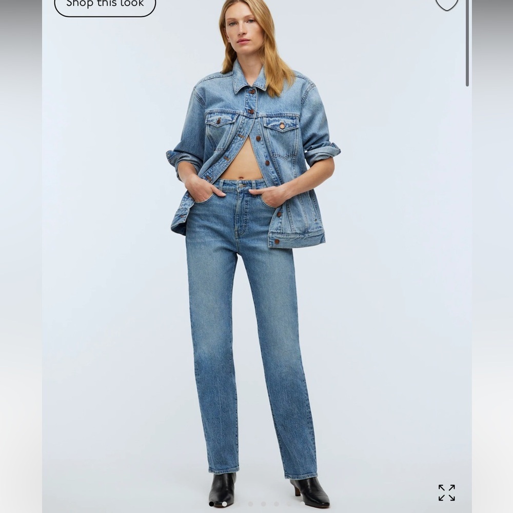 Madewell The '90s Straight Jean - Picture 5 of 13
